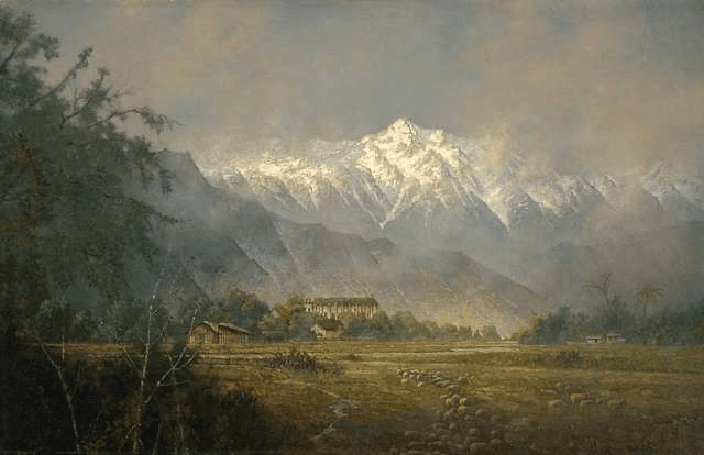Edward Deakin painting of Mission San Gabriel