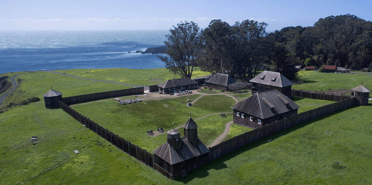Fort Ross, the Russian settlement in California