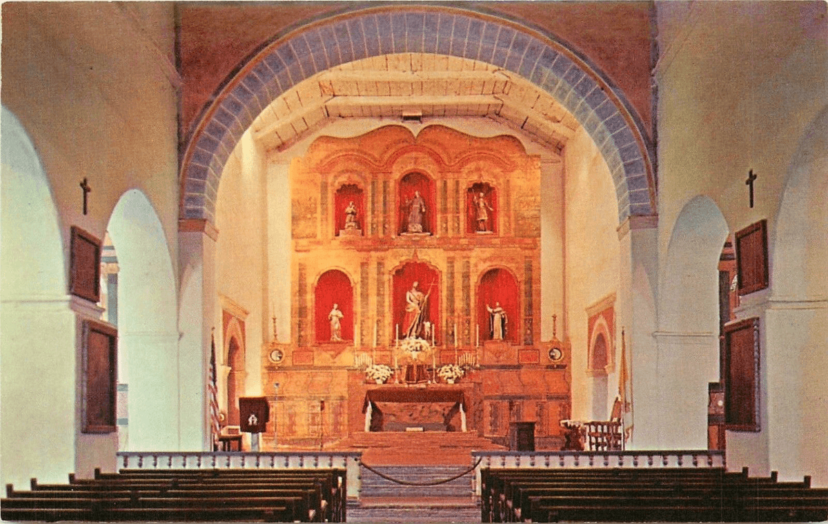Thomas Doak's reredos at Mission San Juan Bautista